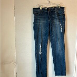 Kut from the Kloth Catherine Boyfriend Mid Rise Denim Jean. Size 12